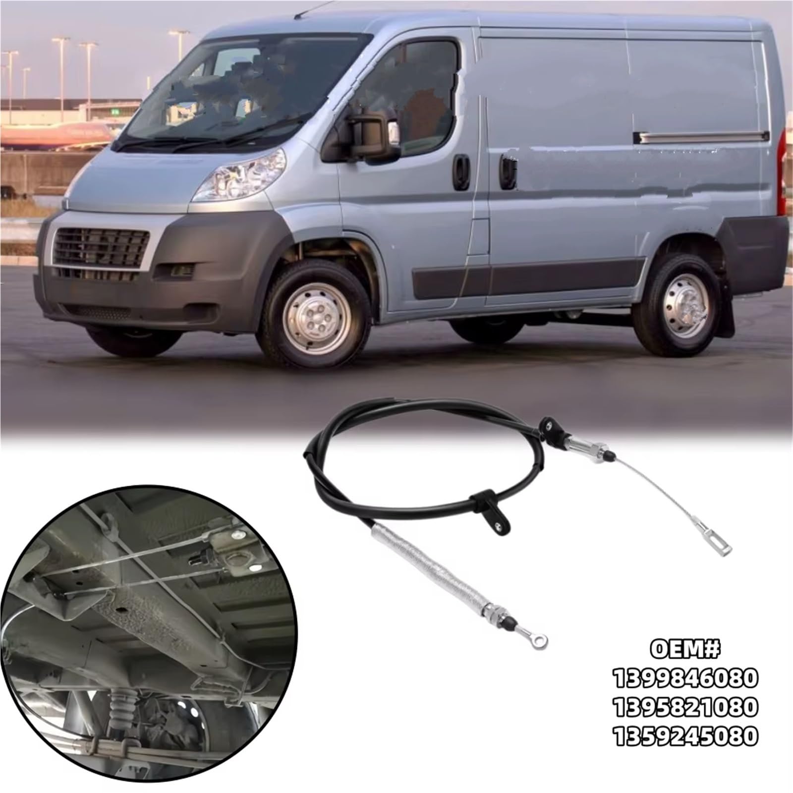 Cavo Freno Auto Freno Mano Stazionamento Ricambio Per Citroen 1399846080