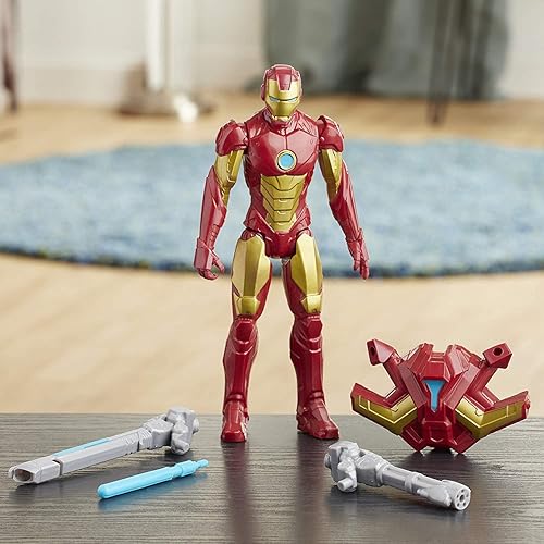 Miniatura 3 de HASBROSERIES Titan Hero Series Ironman - Figura de acción de 12 pulgadas con equipo explosivo que incluye lanzador, 2 accesorios y proyectil