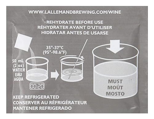 Miniatura 4 de Lalvin Lalvin EC-1118 - Levadura de vino 018oz paquete de 10