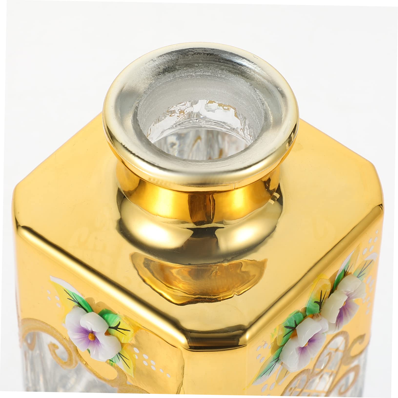 POPETPOP Dekorativer Parfümflakon 150ml aus Glas, Leer und Wiederbefüllbar | Klassisch, Stilvoll und Retro, Elegantes Design mit Luftdichtheit, zur Aufbewahrung