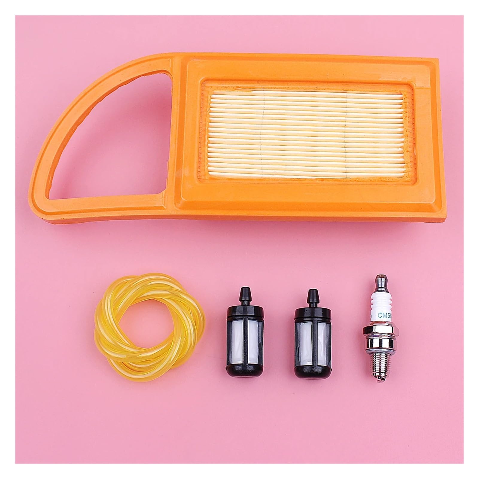 Kit de bujías y Filtro de Aire y Combustible for soplador BR500, BR550 y BR600, 4282 141 0300, cortadora de césped, cortadora de Gasolina, Piezas de Herramientas de jardín