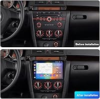 Vista 3 de ADMLZQQ Android 12 Car Stereo GPS Navigation for Mazda 3 2004-2009 Car Radio 9.5 Inch 2K Screen Carplay Voice Control Bluetooth5.1 Steering Wheel