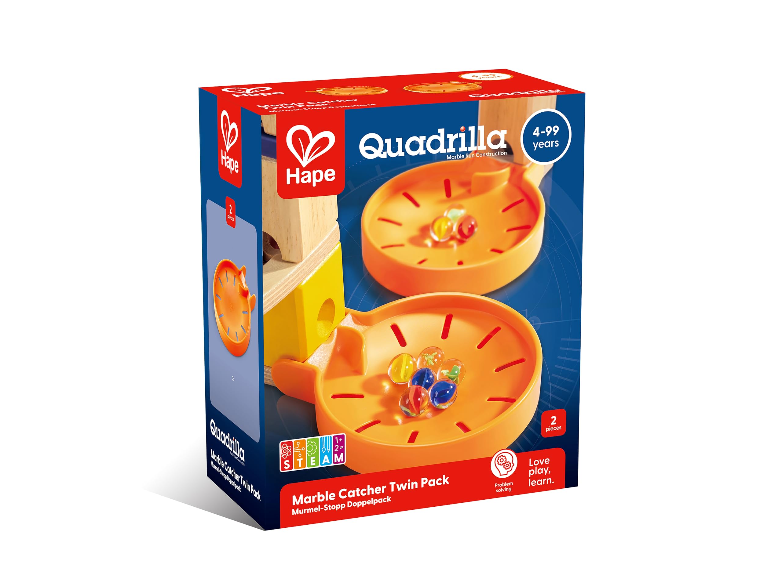 Hape E6030 Marble Catchers Toy, Multi-Colour