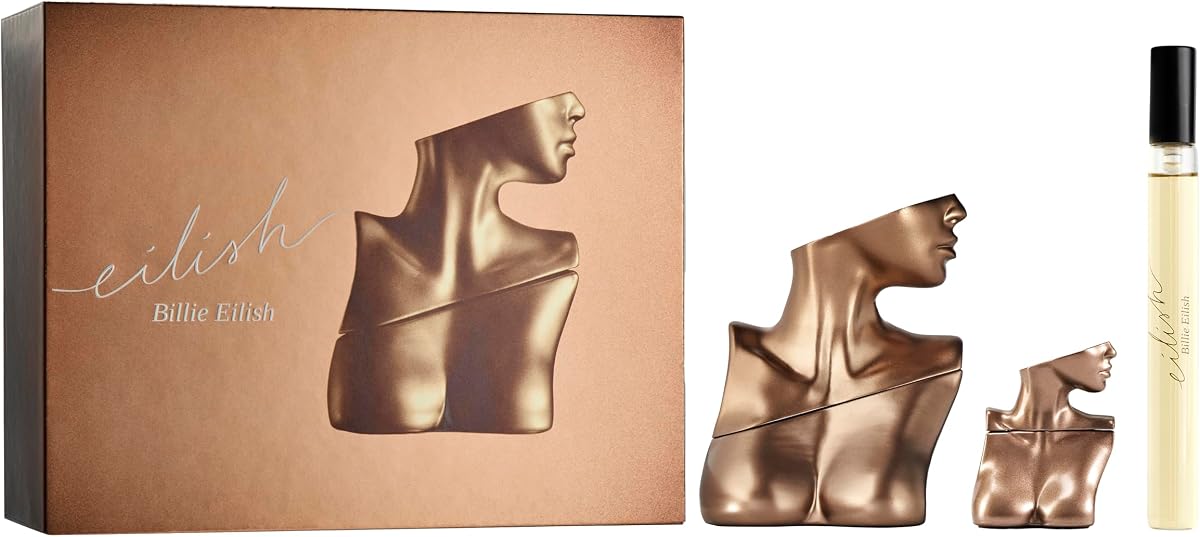 Billie Eilish Set de regalo de perfume de 3 piezas para mujer | Billie Eilish Eau de Parfum Perfume para Mujer, Fragancia Floral Amaderada