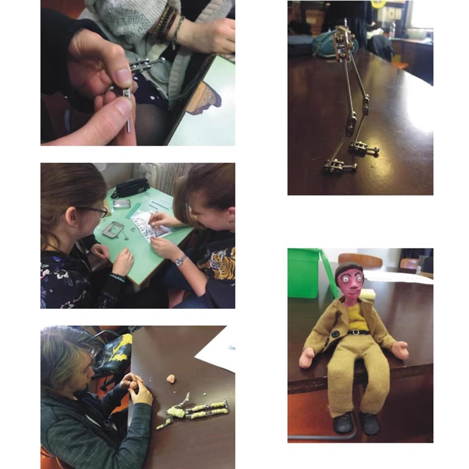 Kits d'armature Stop Motion, Figurine de marionnette en métal for la création de Personnages, 27,9 cm de Haut for Le Studio Professionnel de Bricolage Stop-Motion
