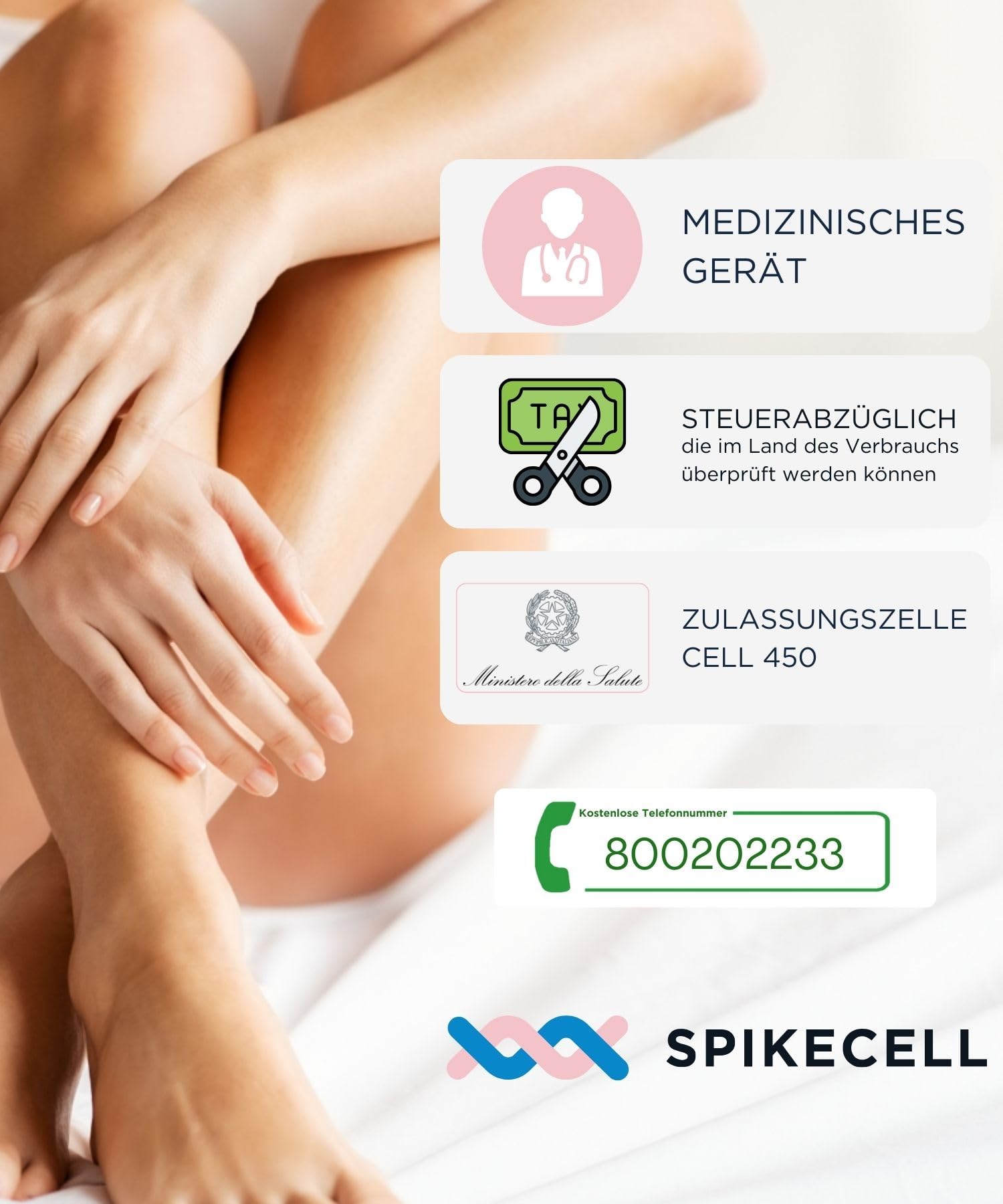 Anti Cellulite Leggings Elektromagnetische Therapie- Kompressionsleggins Damen Lipödem, Reaktiviert Mikrozirkulation, Lymphdrainage Hose, Absetzbares Medizinisches Gerät - Made in Italy
