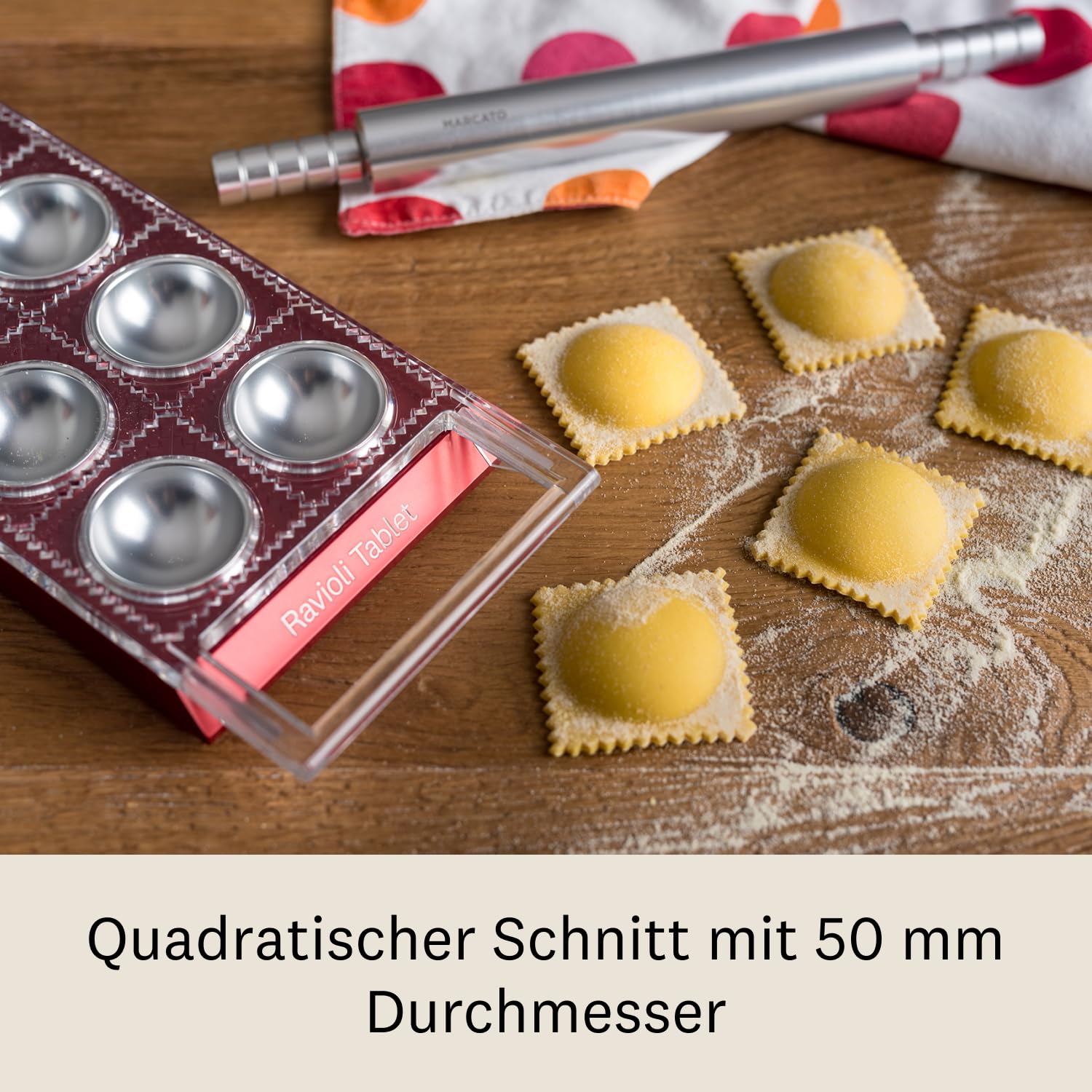 Marcato Ravioli Tablet Rot - Ravioliform