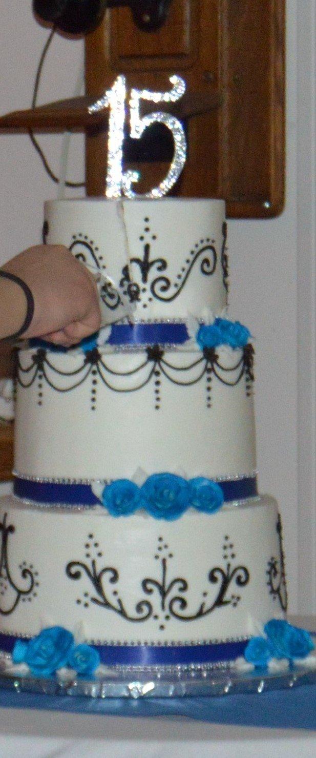 Amazon.com: Lulu Sparkles LLC Quinceanera 15 Rhinestone Crystal Cake ...