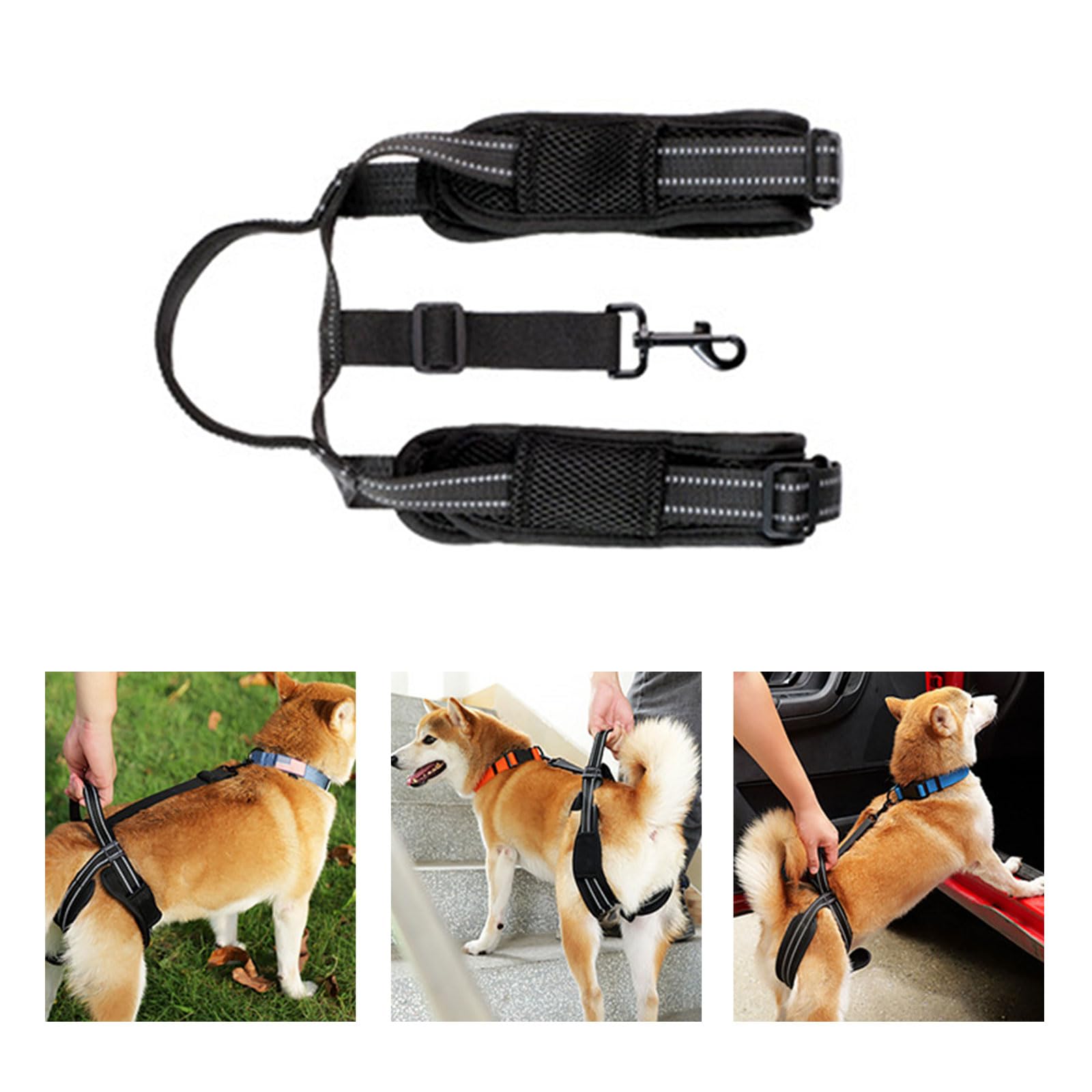 Pet Harnesses Regulable Pet Harnesses Canine Rehabilitation Aid for Mobility Impaired Dog and Cats