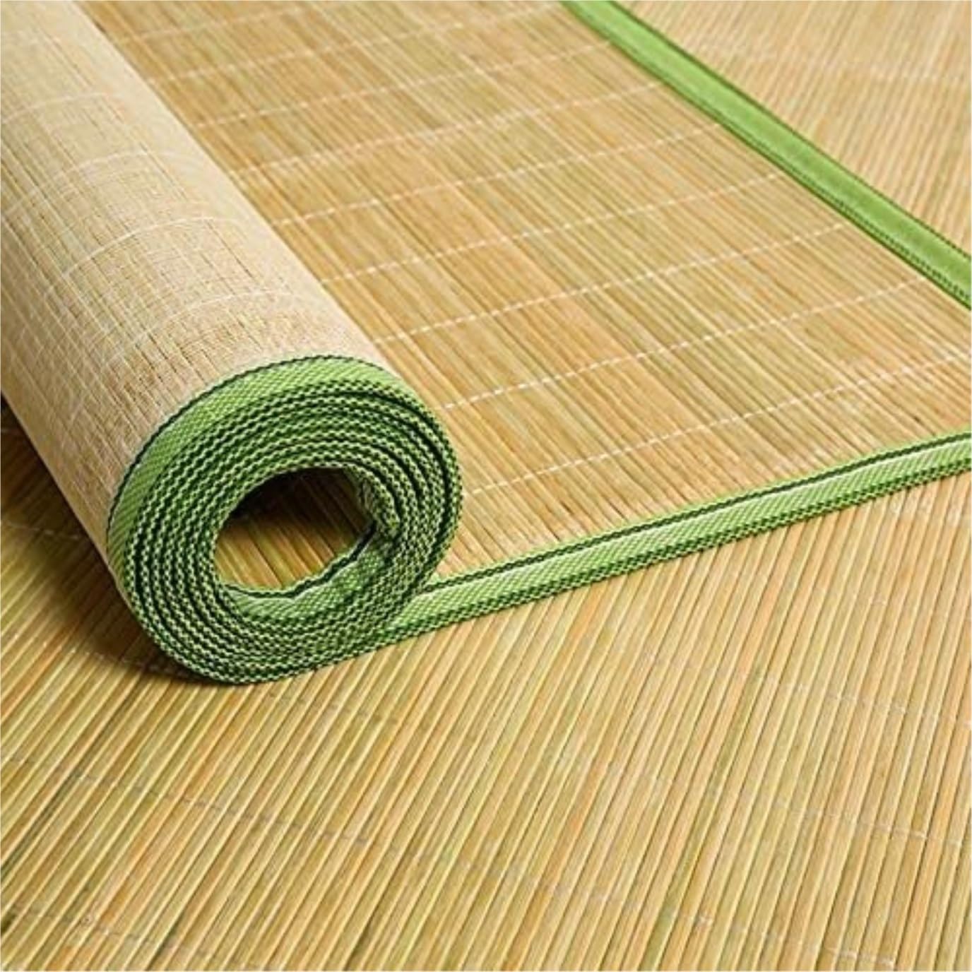 Surmatelas rafraîchissant en bambou lisse pour le sommeil d'été, pour la climatisation, tapis antidérapant en bambou pour lit, école, matelas de refroidissement d'été