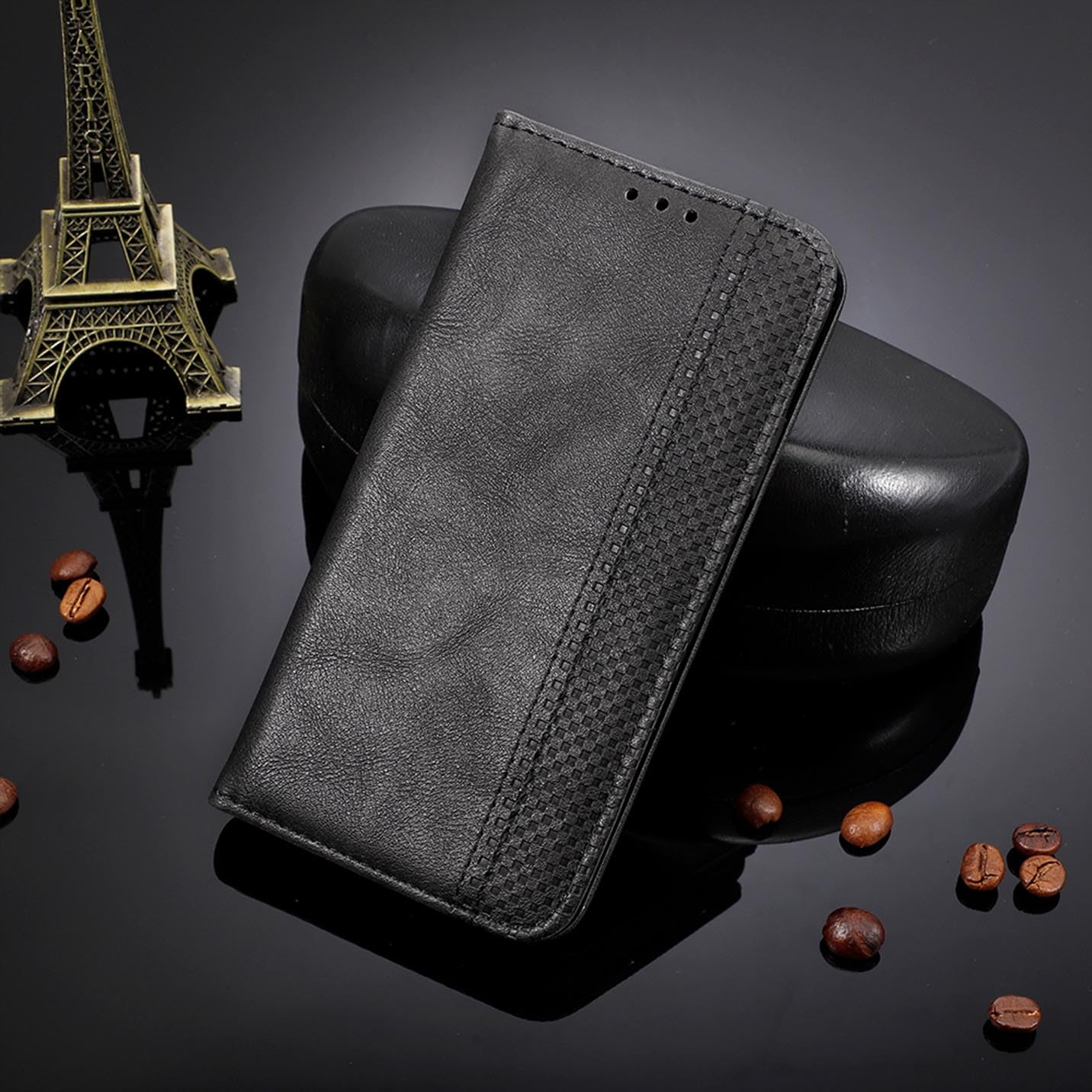 For Ulefone Note 15 Pu Leather Flip Folio Case Retro Texture Wallet