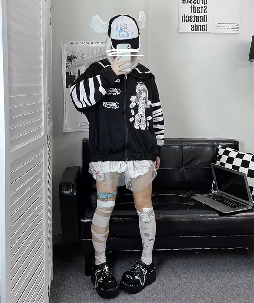 韓国メーカー　女の子服まとめ売り　80-95 ARCADE パーカー 秋服 韓国風 オーバーサイズ 薄手ライト