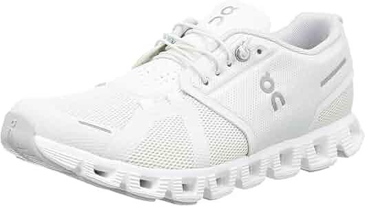 Amazon.com | On Men's Cloud 5 Sneakers, Ice/White, 11.5