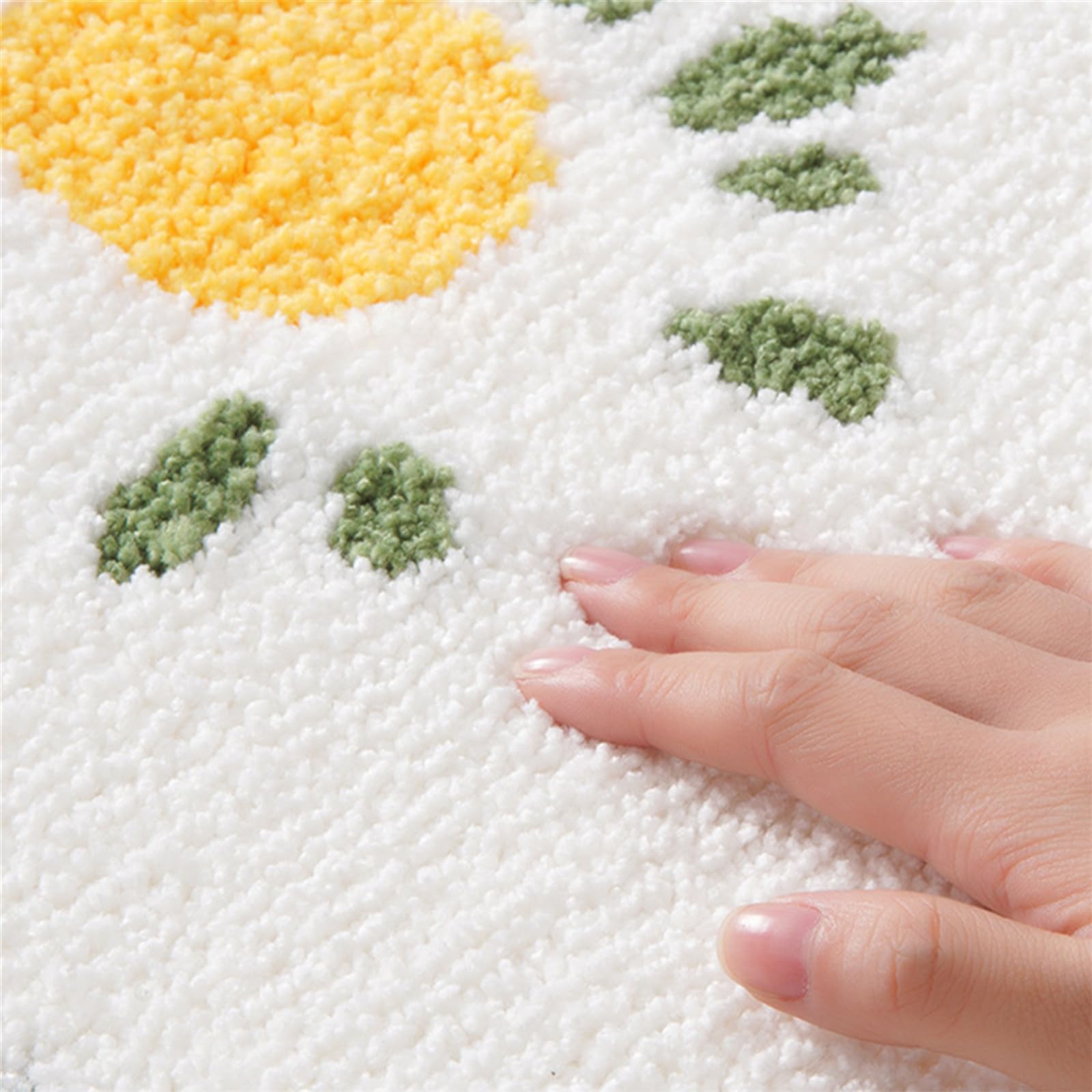 Tappetino da Bagno Tappeto per Bagno Mezzaluna Antisdrucciolevole Assorbente Super Assorbente in Microfibra Soft Shag Super, Lavabile in Lavatrice
