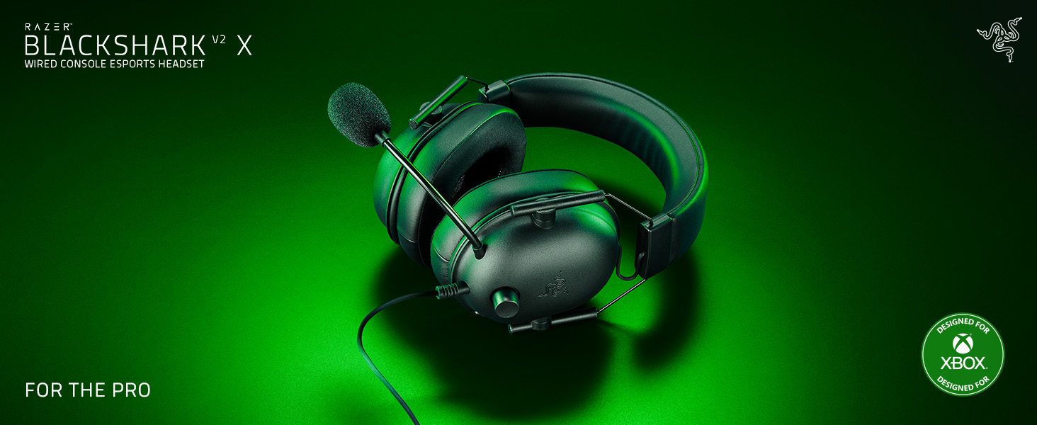 Amazon.com: Razer BlackShark V2 X Xbox Gaming Headset: 50mm