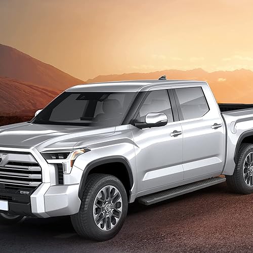 Miniatura 4 de Estribos de 6.5 pulgadas compatibles con Dodge Ram 1500 Crew Cab 2019-2025 (excepto Ram 25003500Classic)  Cabina de tripulación - Barras de escalón