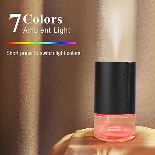 Miniatura 6 de Difusor de aceite esencial, difusor de aroma sin agua para el hogar, humidificador atomizador de capacidad de 3.4 fl oz, máquina ambientadora