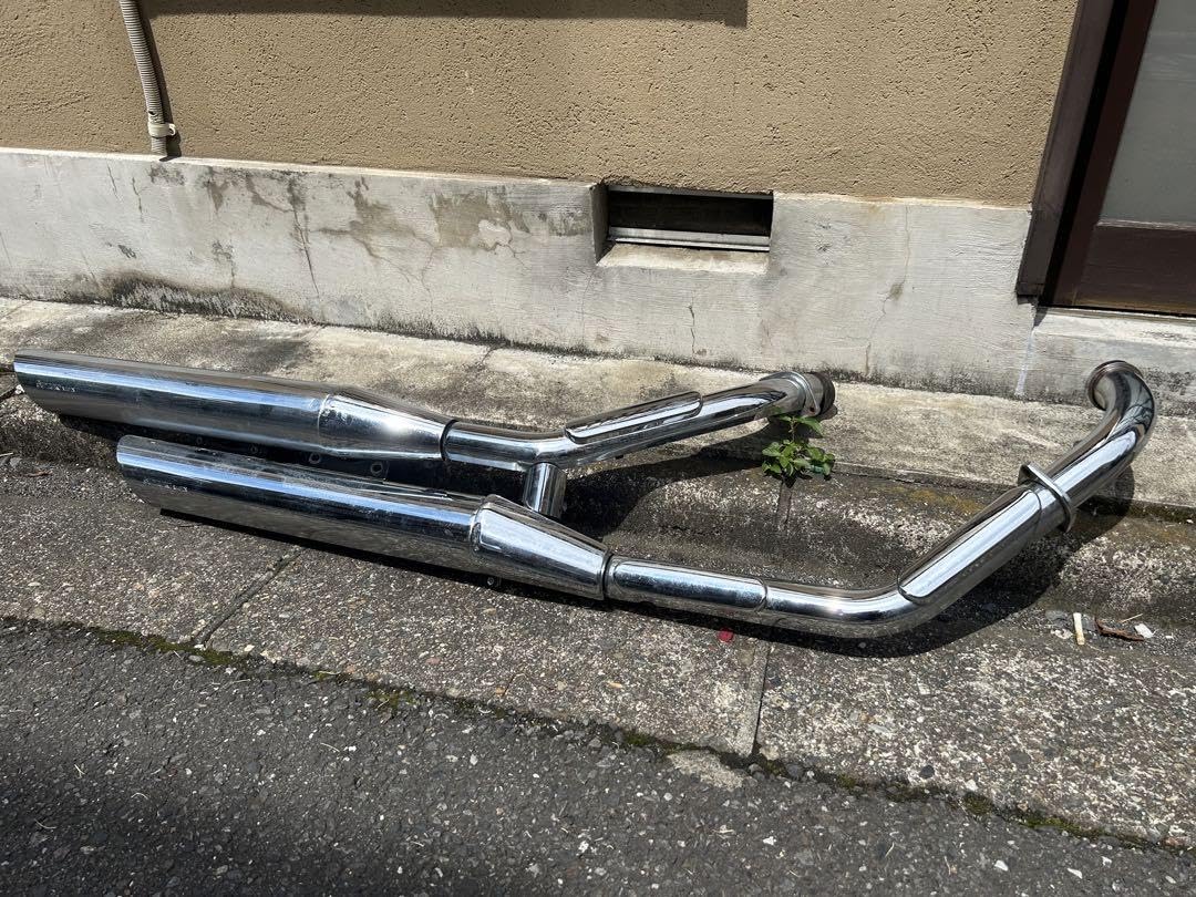 Amazon.co.jp: 美 イントルーダークラシック400 純正マフラー スズキ  