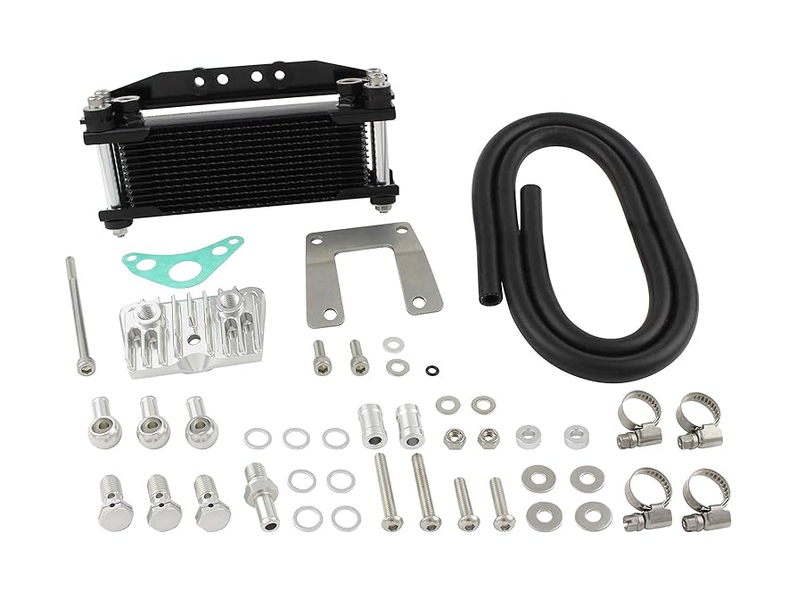 MOCAL オイルクーラー 本体 + 取り付け金具 + Oリング カワサキ 純正オイルクーラー ゼファー ゼファーΧ Z400FX Z400GP