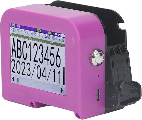 Miniatura 5 de Impresora de mano, codificador de inyección de tinta portátil, impresora de inyección de tinta portátil, mini impresora de bolsillo, codificador de