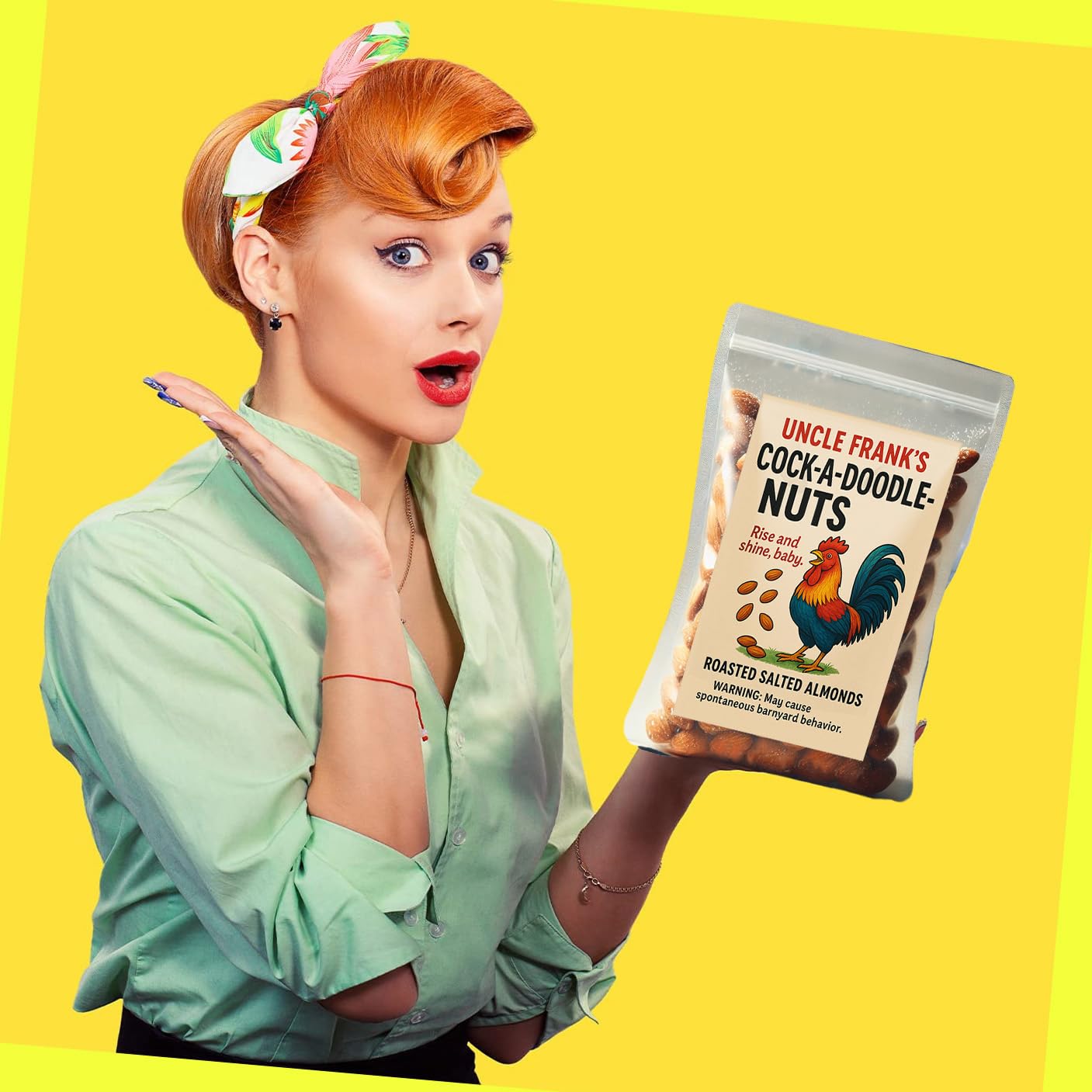 Amazon.com : Uncle Frank's Cock-a-Doodle-Nuts, Roasted Salted