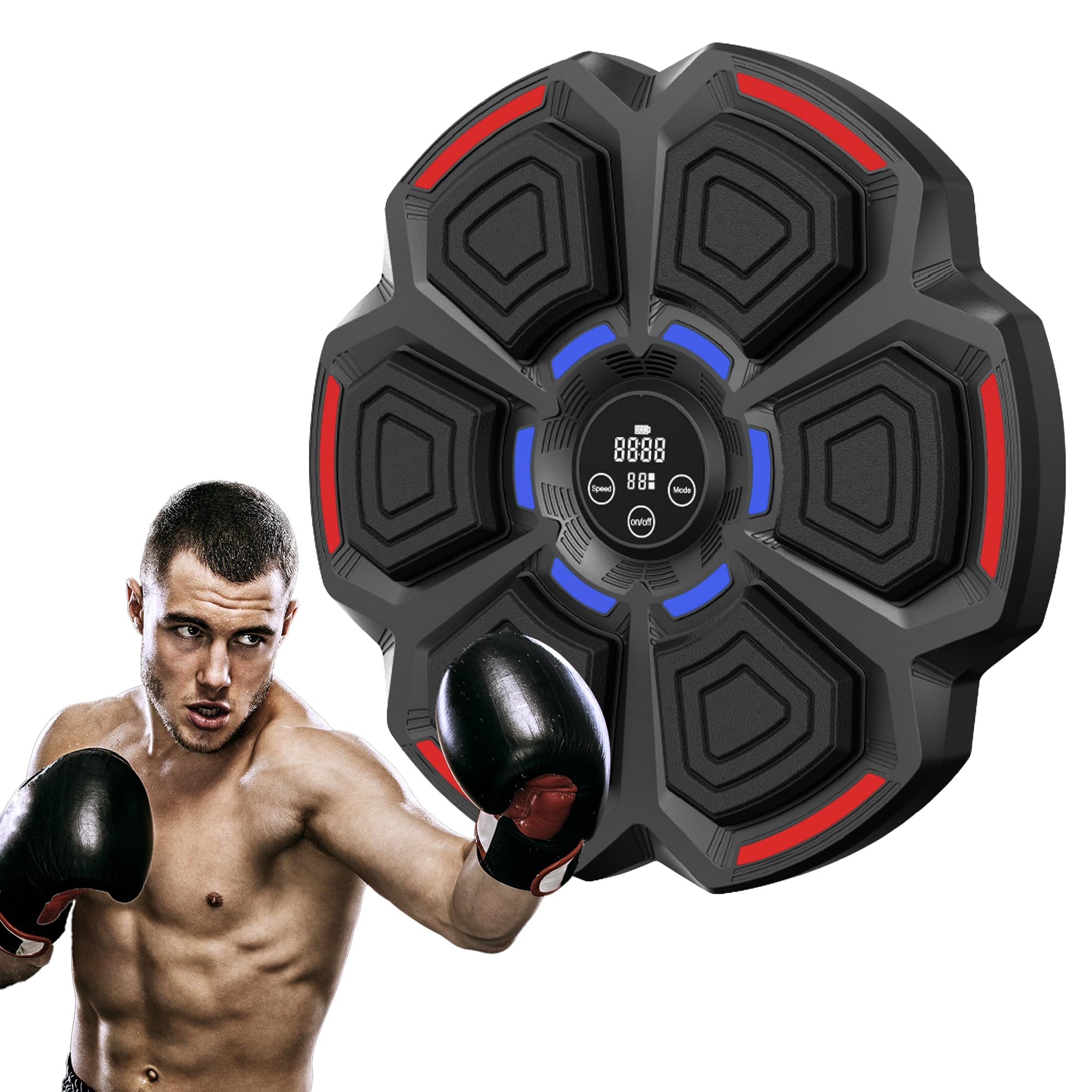 FICTOR Smart Music Boxing Machine Boxing Music Workout Wall Mount Machine for Adults, Electronic Boxing Punching Pad, Upgraded 3.0 Boxing Training Equipment for Home Gym