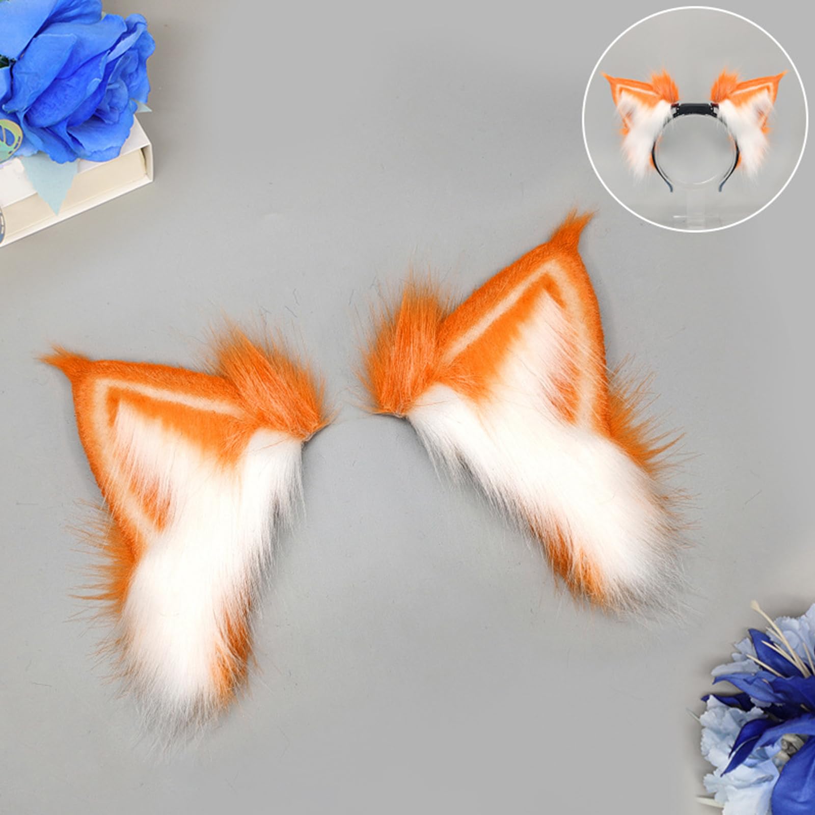 Accessorio per capelli con movimento giocoso e reattivo, per orecchie con sensazione di peluche accogliente per diverse età, accessorio per capelli attivato dal movimento