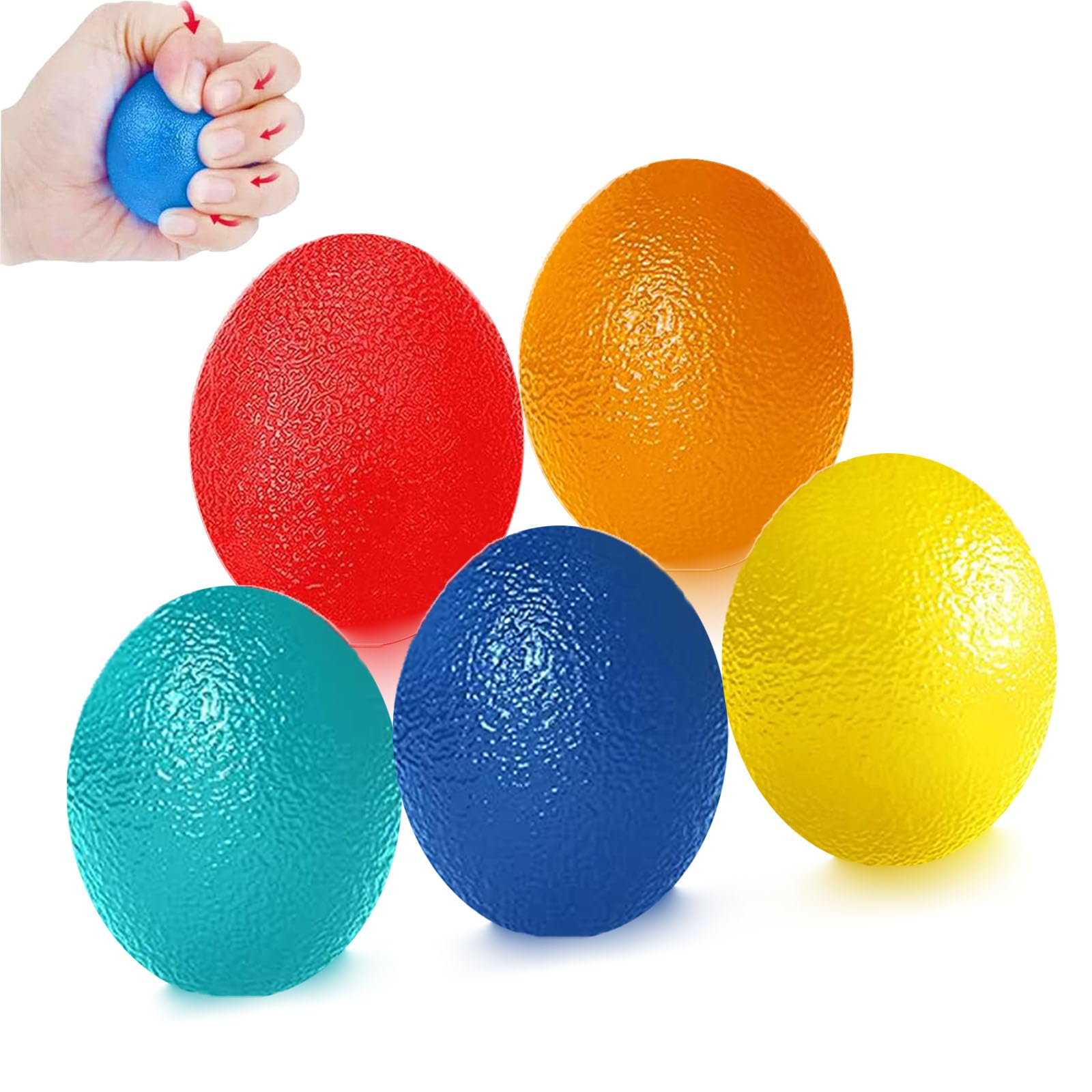 Anboor Palline antistress fatte a mano, per alleviare lo stress