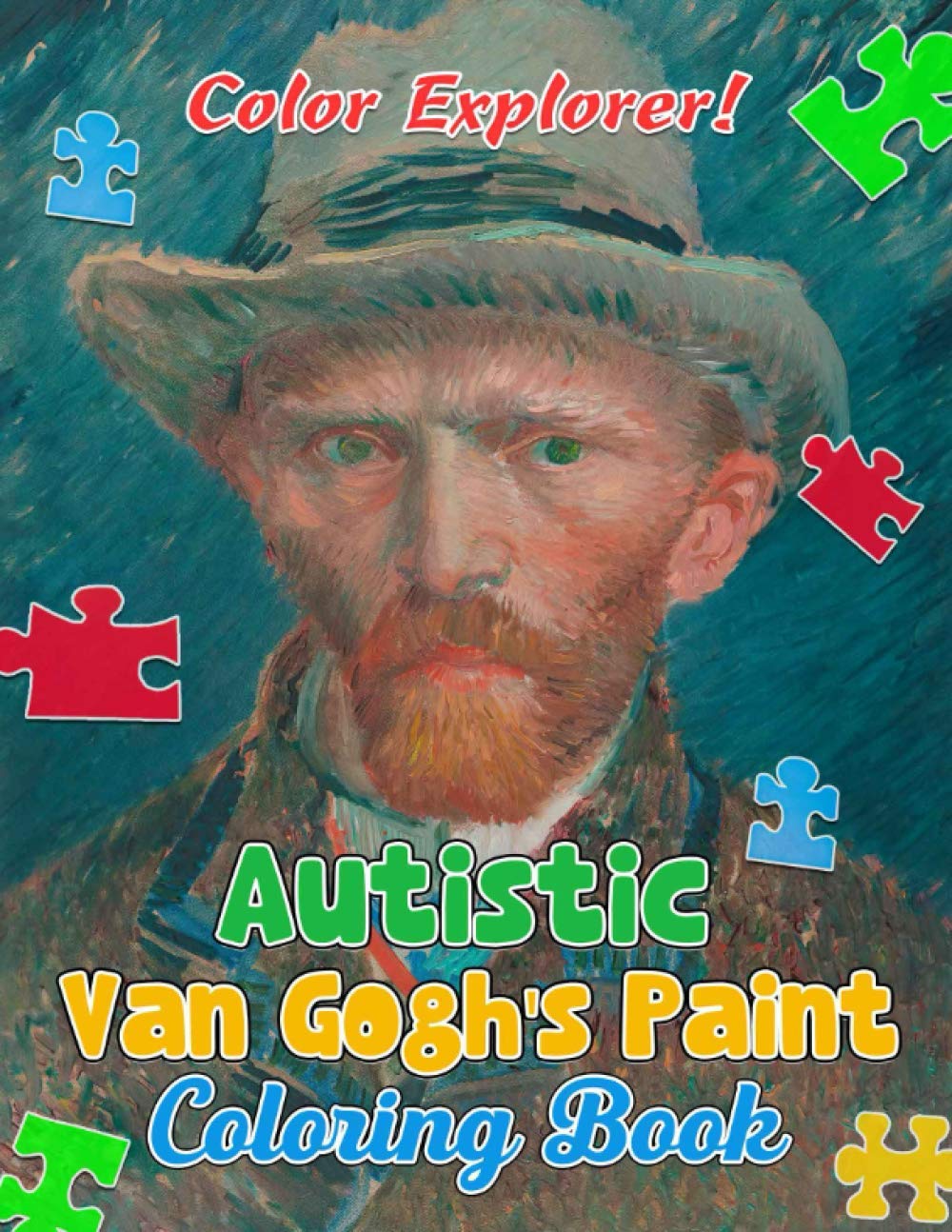 Buy Color Explorer! Autistic Van Gogh's Paint Coloring Book Discover