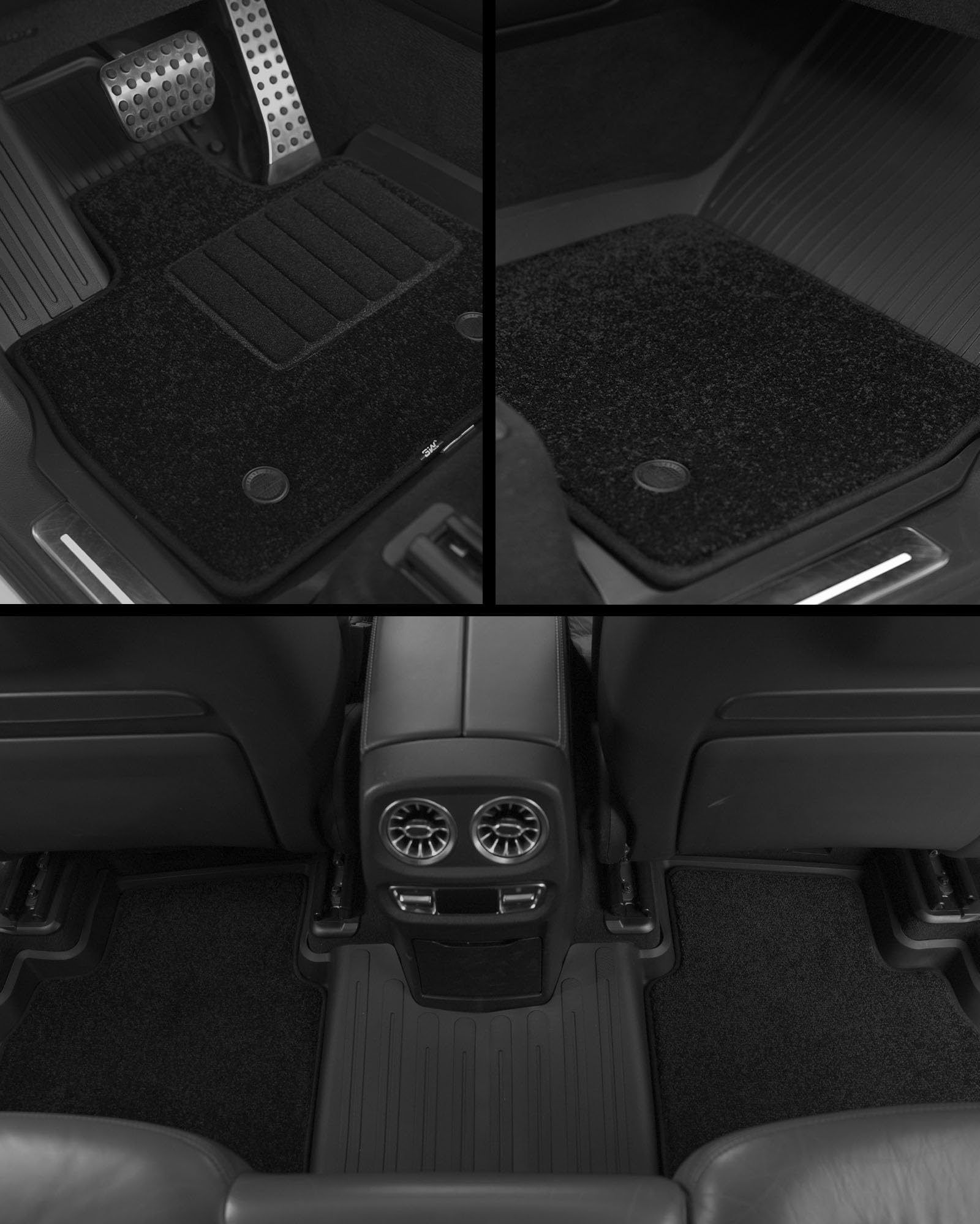 3W Fußmatten & Autoteppiche für Mercedes Benz G Klasse W463 2020-2026 | TPE Thorex™ Allwetter | 3D Maßgeschneiderte Passform | Hundefreundlich Auto Zubehör | Wasserdicht & Kratzfest | Antirutsch