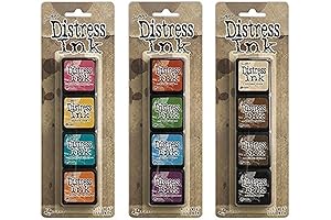 Ranger Tim Holtz Distress Mini Ink Pad Kits #1, #2 and #3