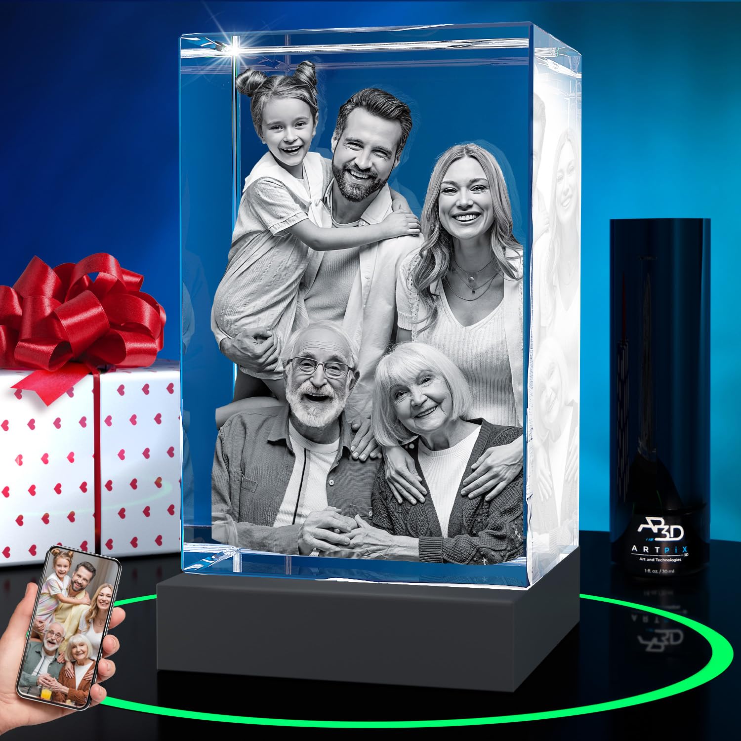 ArtPix 3D Crystal Photo