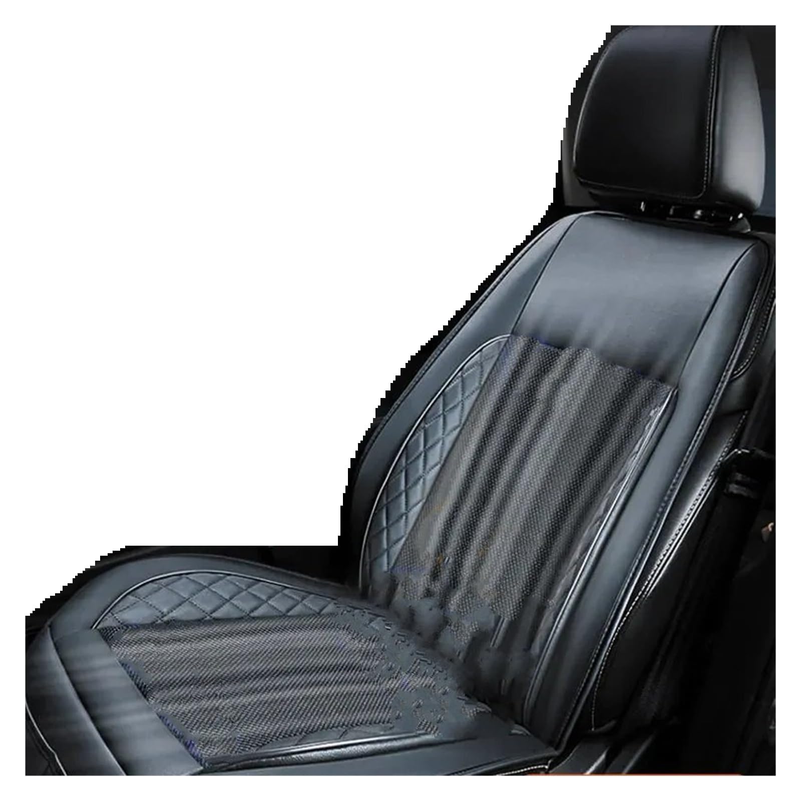CAIDIS Car Seat Cover 12V/24V Car Ventilation Massage Seat Cushion Cooling Massagers Seat Pads Interior Ventilation Seat Pads Auto Seat Covers(24V24fan Massage)