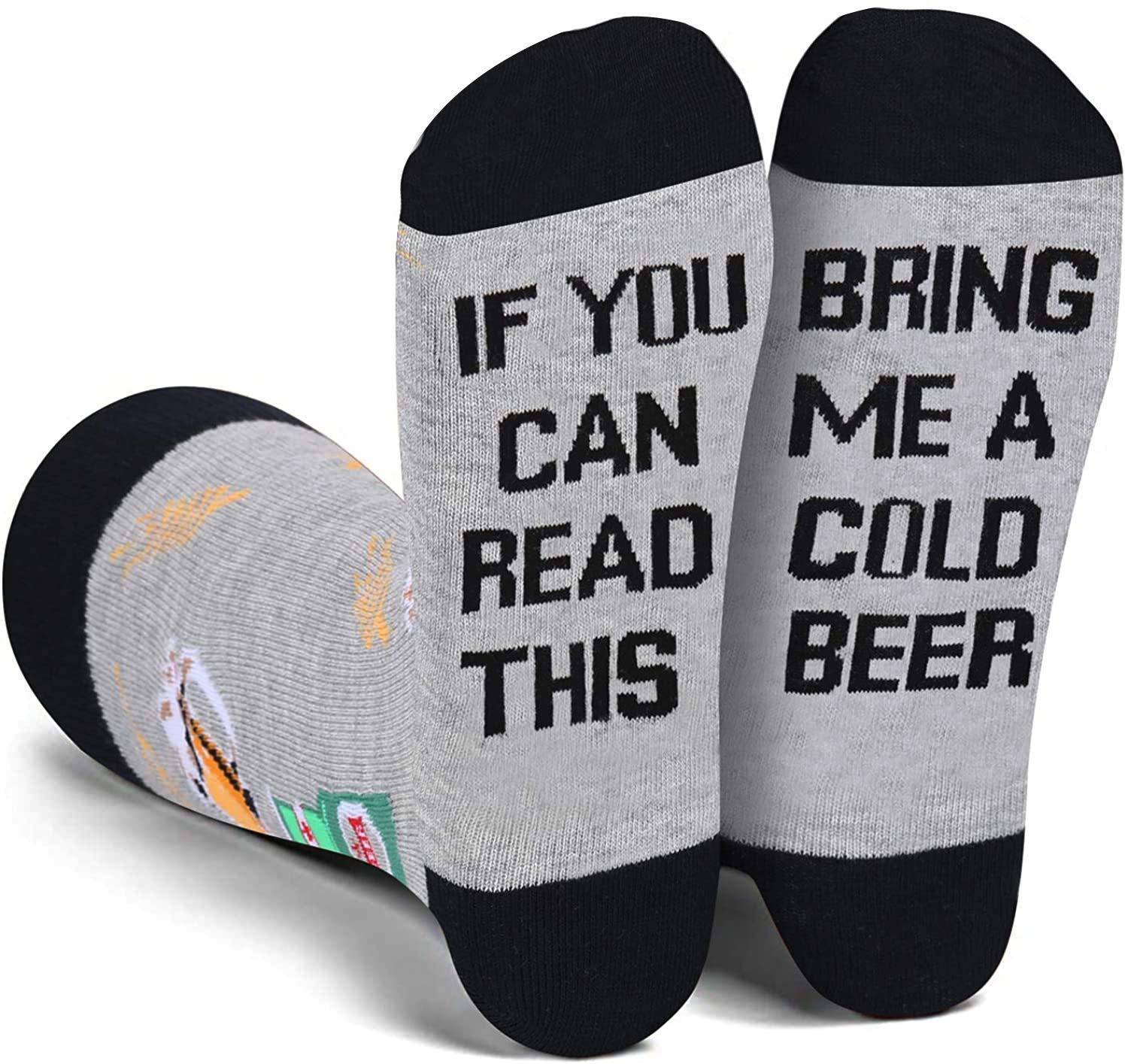 Novelty Funny Socks If You Can Read This Wine Crew Socks Casual Gifts Stocking Holiday Gifts