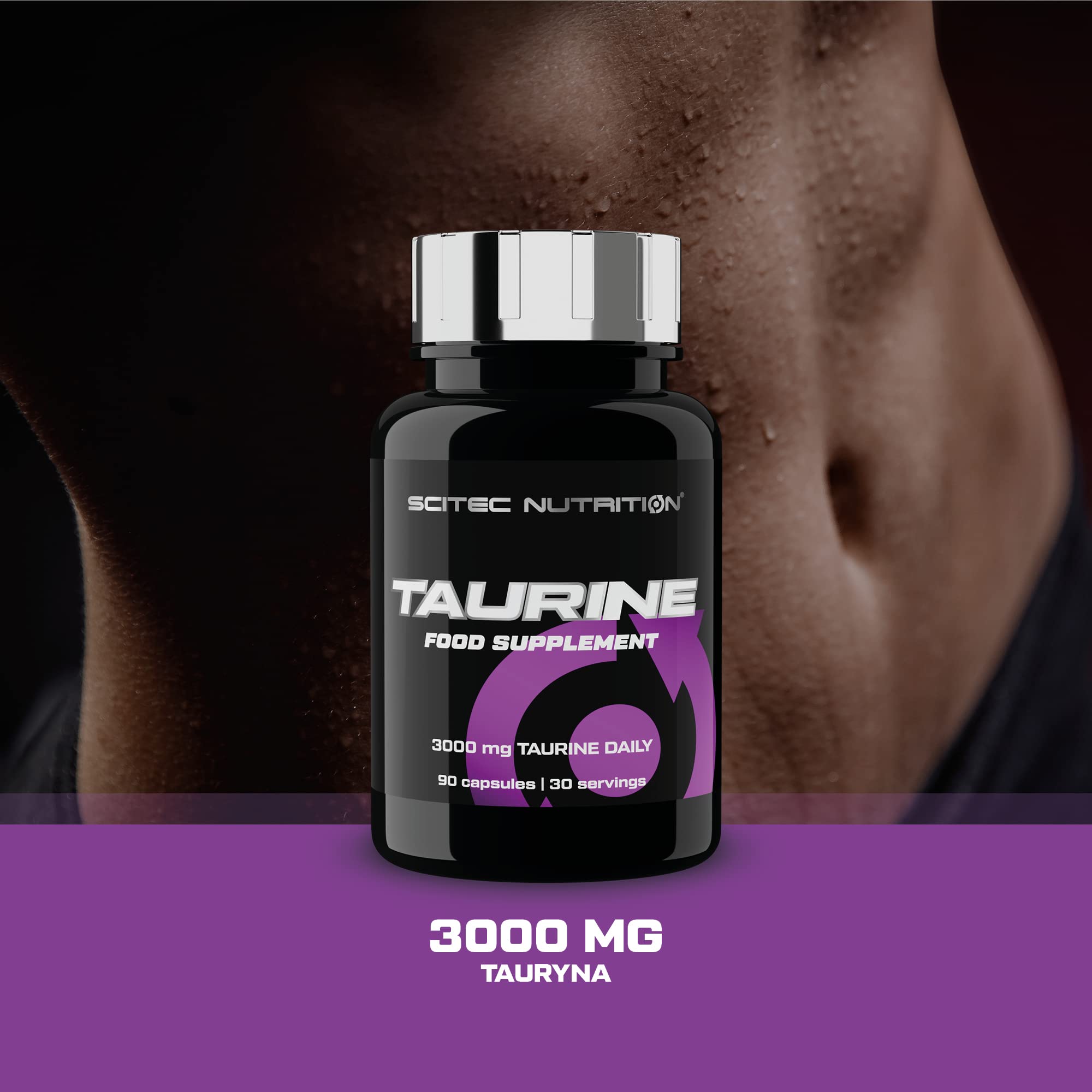 Scitec Nutrition Taurine, Suplement diety w kapsułkach zawierający taurynę, 90 kapsułkę
