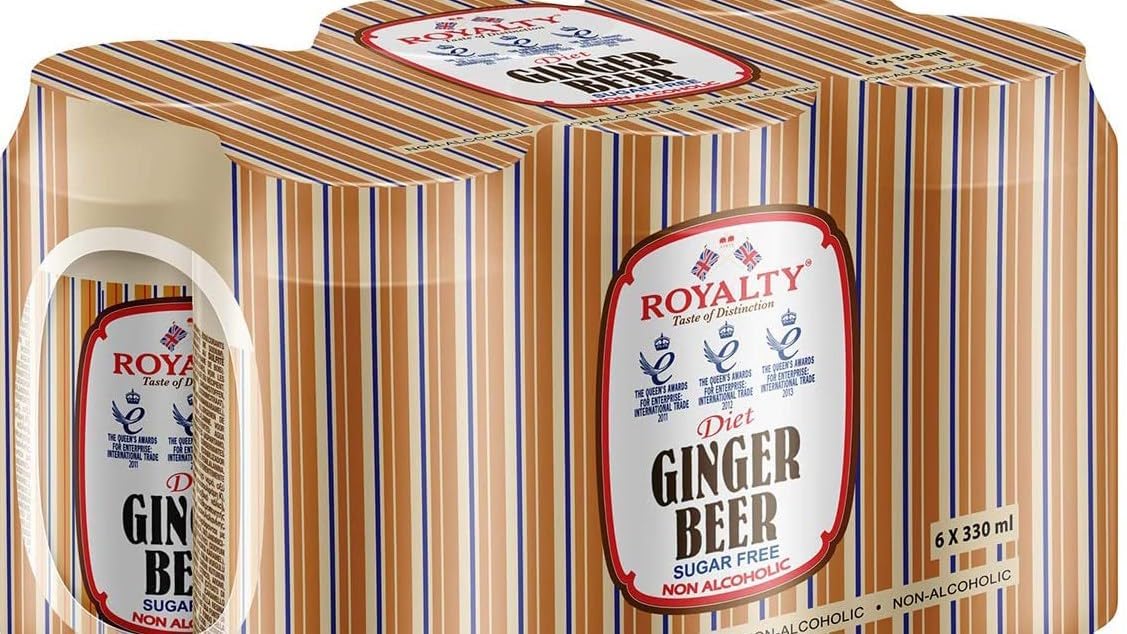 Royalty's | Non Alcoholic | Ginger Beer | 330ml | Pack of 24 | 12x330ml-picture-13