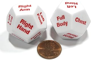 Koplow Games 2 x D12 28mm Critical Location Body Hit Dice