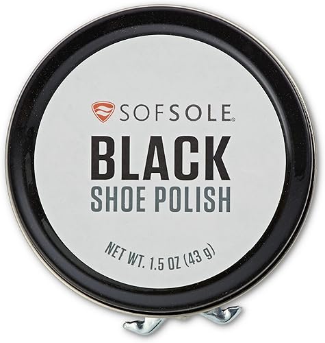 Sof Sole Esmalte para zapatos, negro, 1.5 onzas