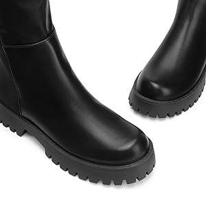 Amazon.com | DREAM PAIRS Women's Knee High Boots, Platform