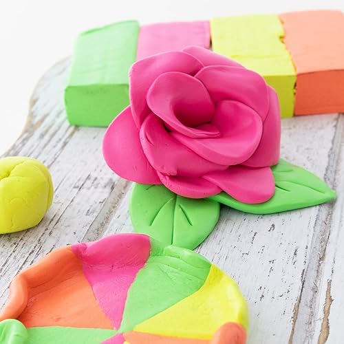 Miniatura 5 de BAZIC - Arcilla para modelar color neón, 1 libra, masa de modelado no tóxica, regalo para niños artistas, a granel para aula, 1 paquete
