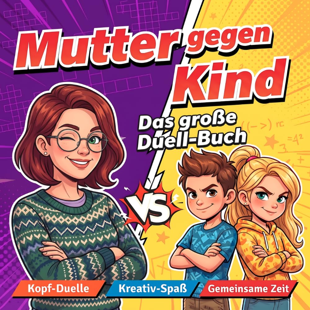 Mutter gegen Kind - Das große Duell-Buch: Interaktives Mitmachbuch für Sohn oder Tochter (8–13 Jahre) – Spiele, Rätsel & gemeinsame Erinnerungen