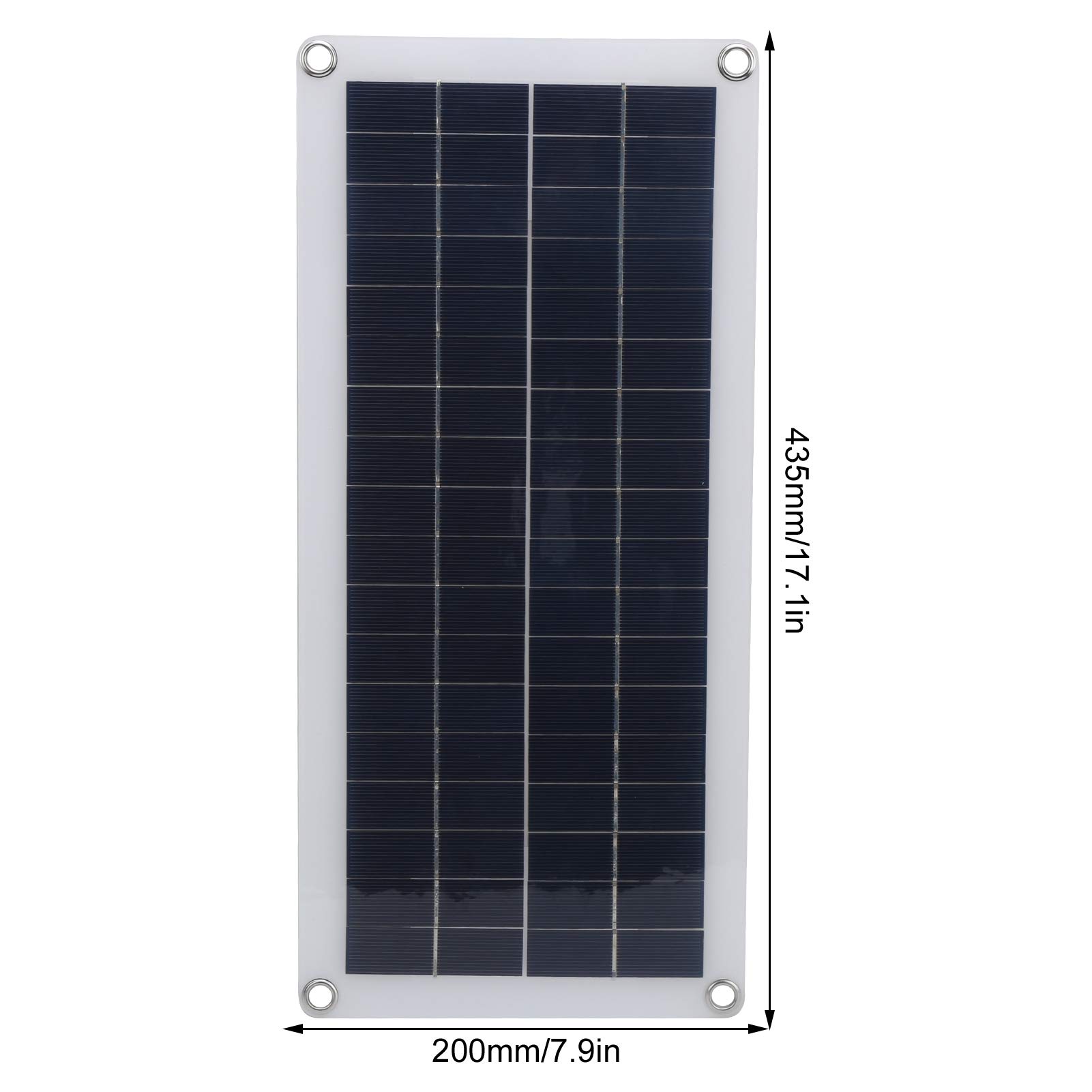 Solar Panel Charger, Solar Panel, Lightweight Polycrystalline Silicon for Travel