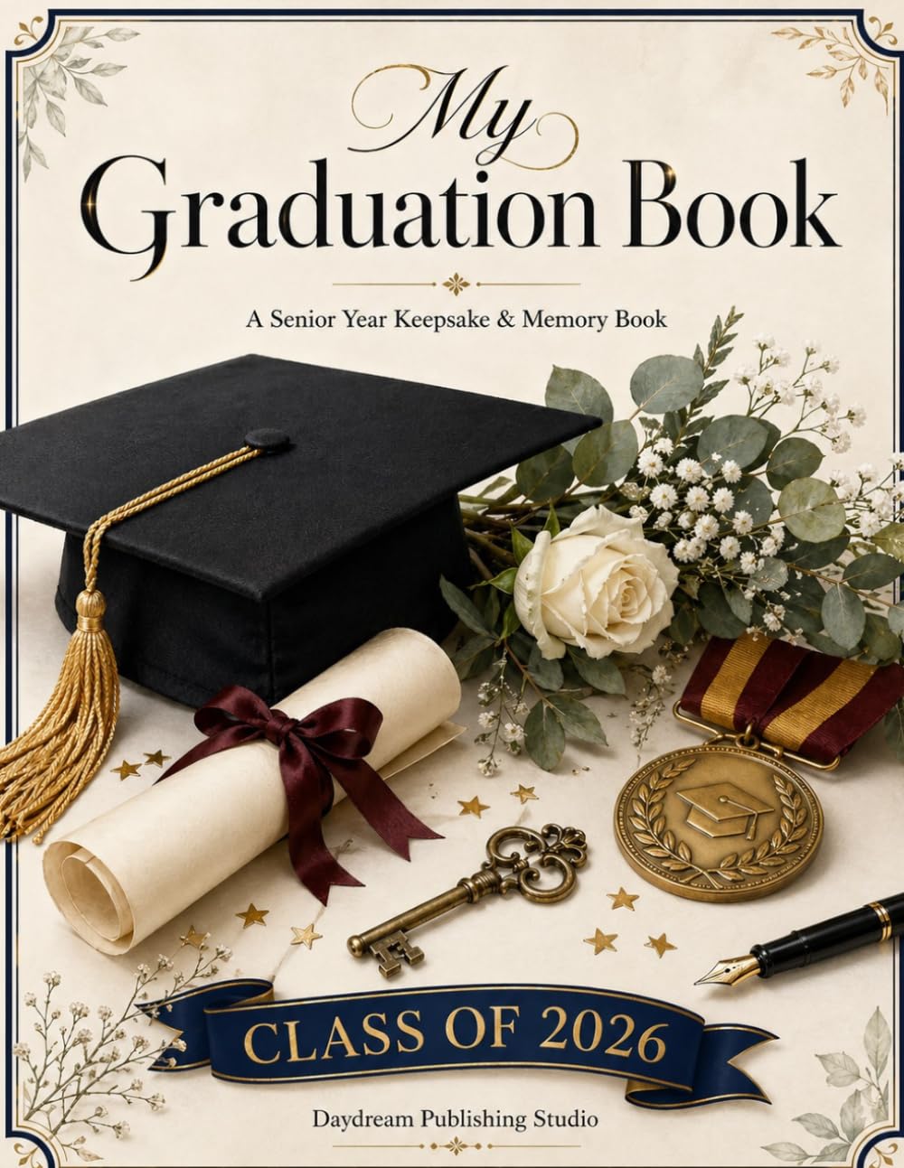 A High School Keepsake for the Class of 2026: A Senior Year Gift with Photo Pages, Messages, and Reflection Prompts for the Graduate