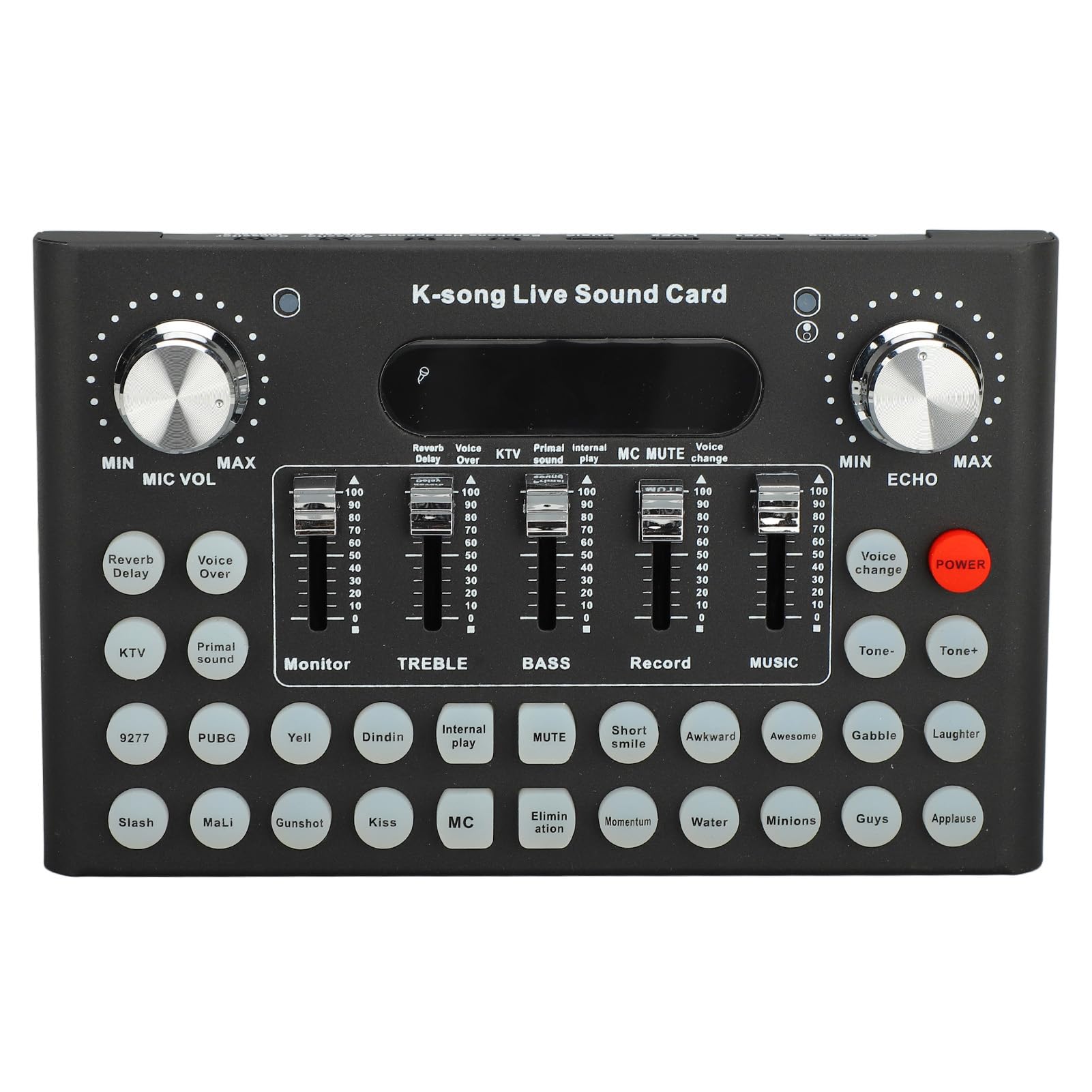 Sound Mixer, 18 Special Effect Buttons Sound Mixing Console for Chatting