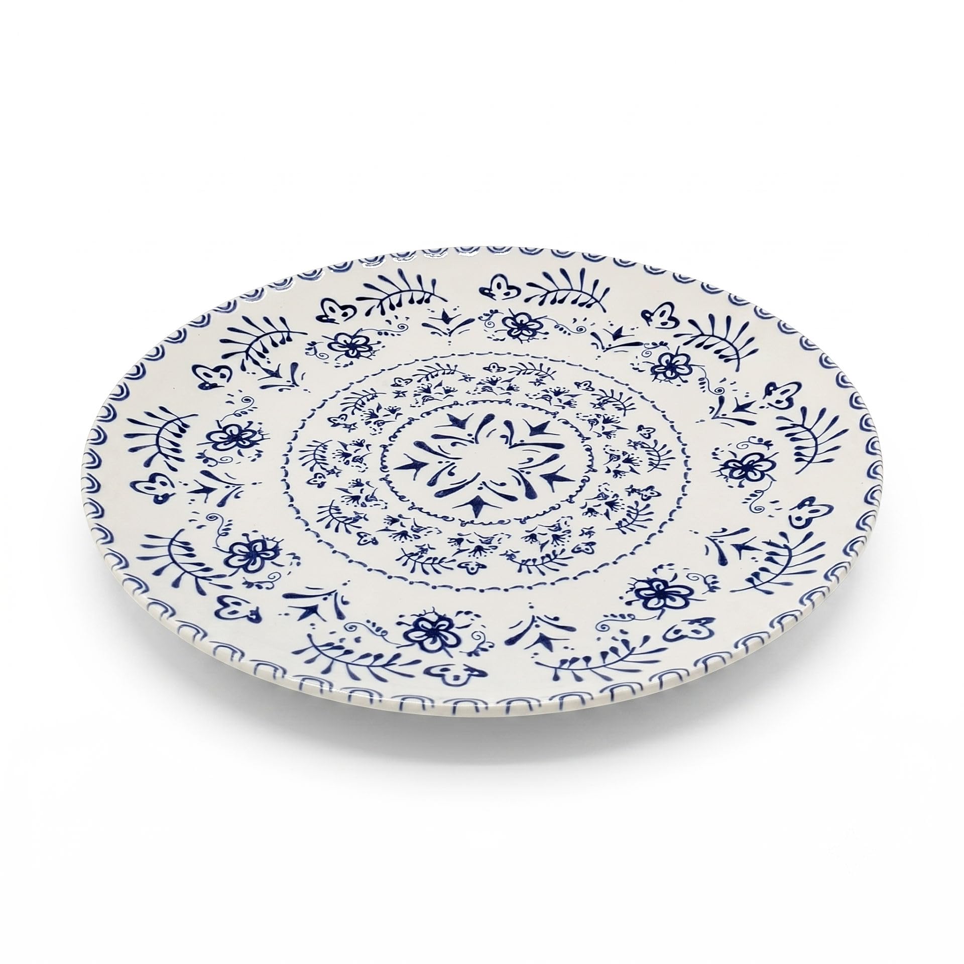 La Mediterránea - Plato de cerámica (26 cm, 6 piezas)