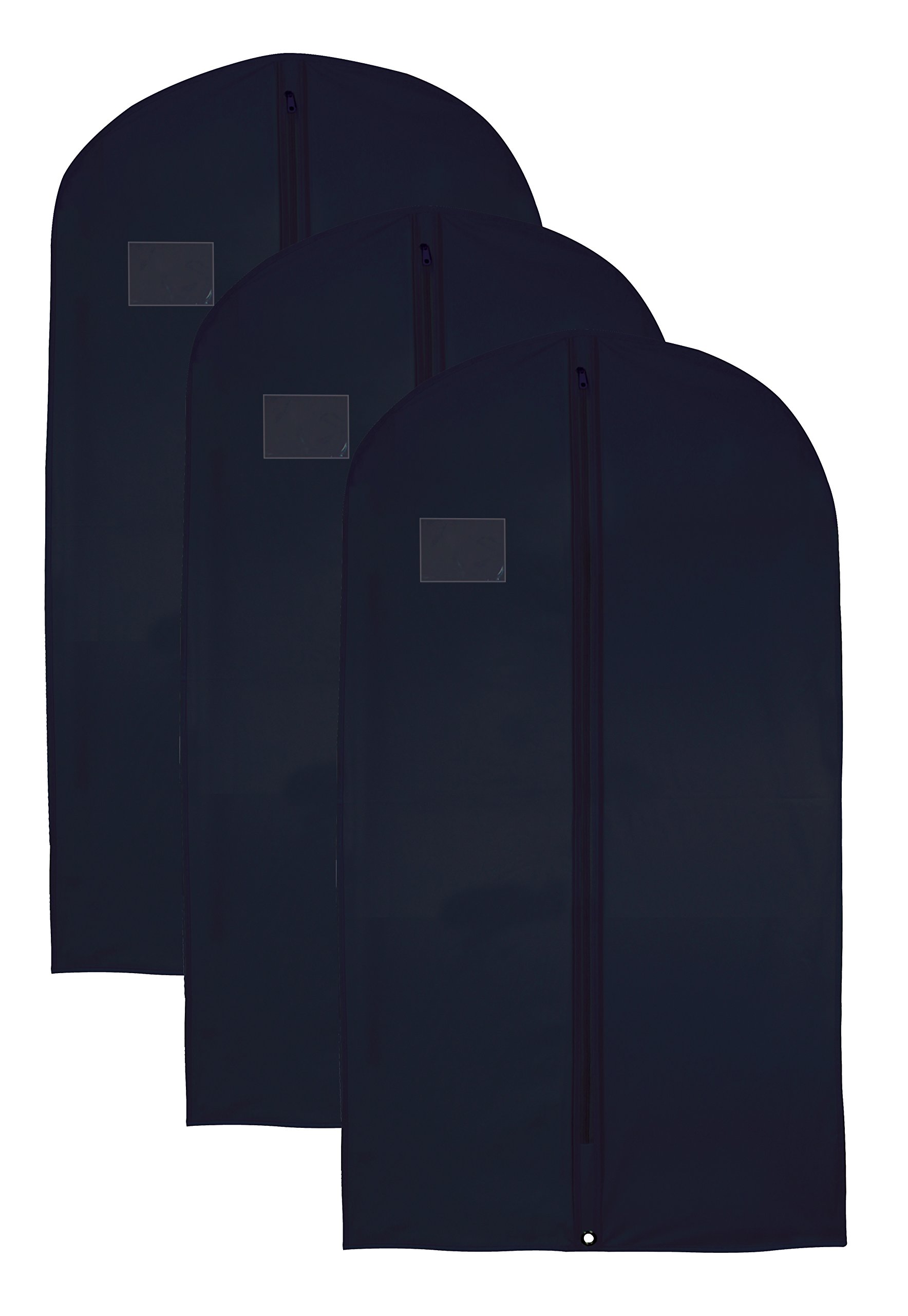 Simpson & Ruxton Men's Black Hoesh International Suit Waterproof Gart Clothing Cover Bags 24" X 54" Pack Of 3