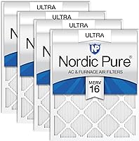 Vista 121 de Nordic Pure 20x20x1 (19 1/2 x 19 1/2 x 3/4) Filtros de aire plegados MERV 12, paquete de 6