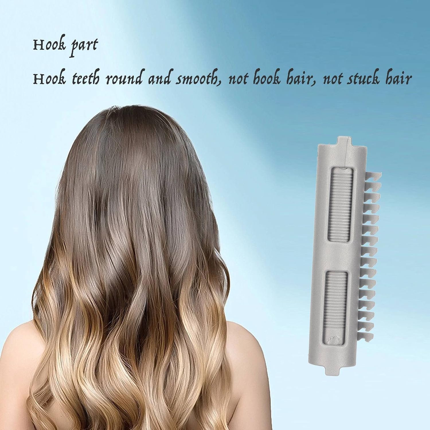 Yosoo Hair Perm Rod 25pcs Curling Perm Rods Hair Styling Short Perming Rods Rollers Clips Root Tool Kit Home Rollers Curler Clamp for Salon Barber