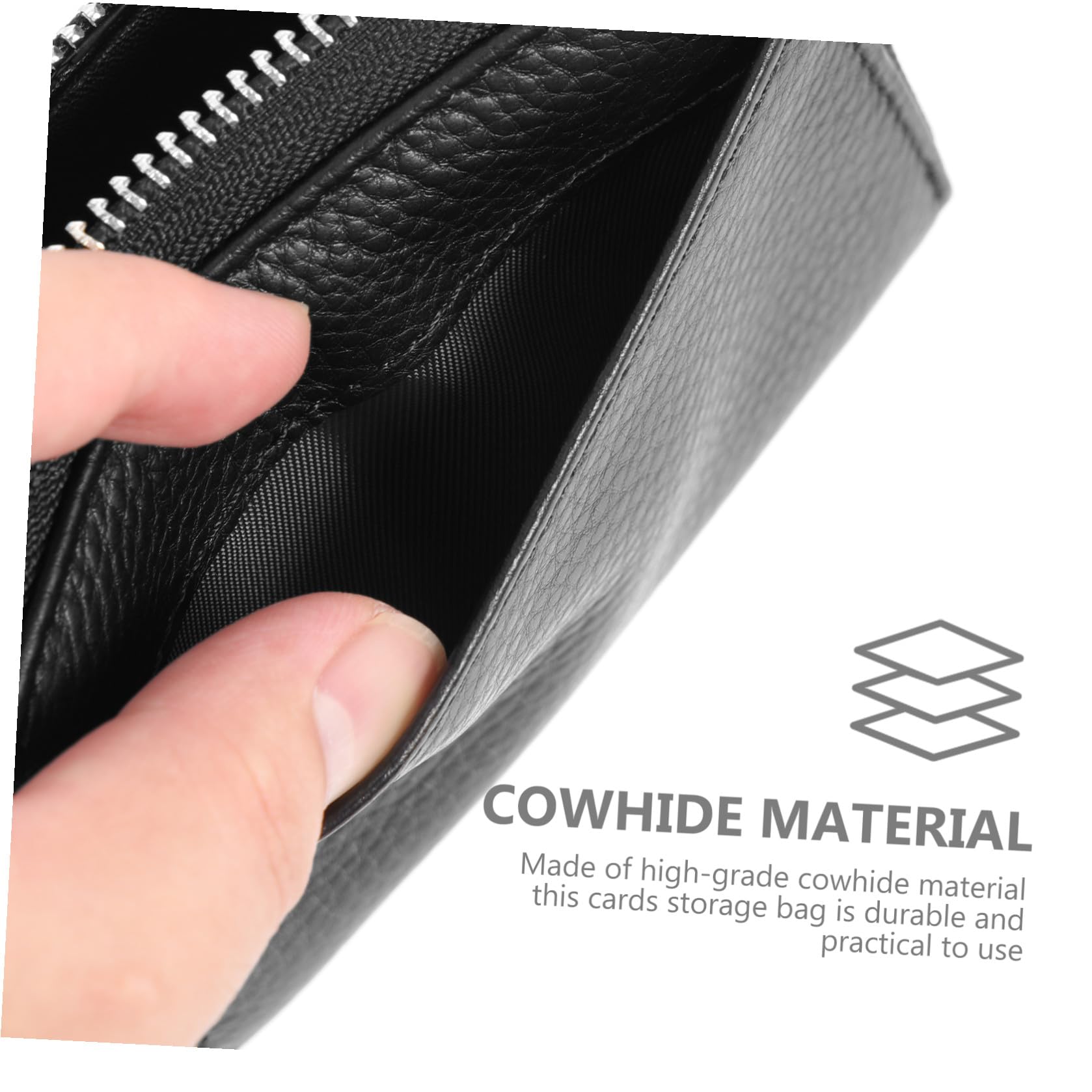 SOIMISS Porta Carte Mucca Elegante Contenitore per Carte di Credito Porta Biglietti da Visita Compatto e Versatile e Oggetti Personali