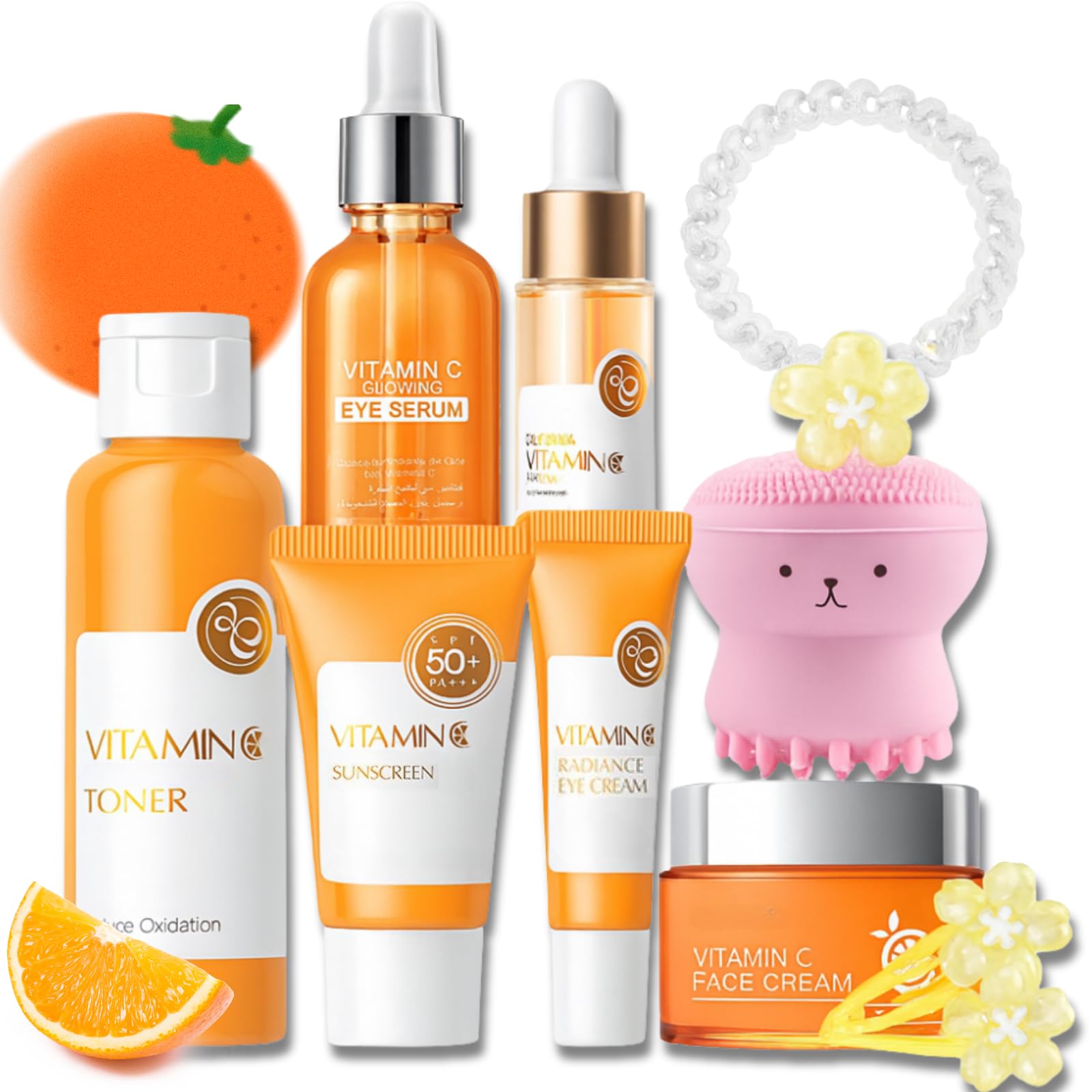 Vitamin C Skincare Set, Skincare Set Vitamin C Teen Girls Gifts, Skincare for Teens 10-12